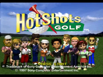 Hot Shots Golf (US) screen shot title